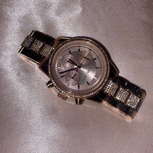 Ritz Pavé Rose Gold-Tone Watch